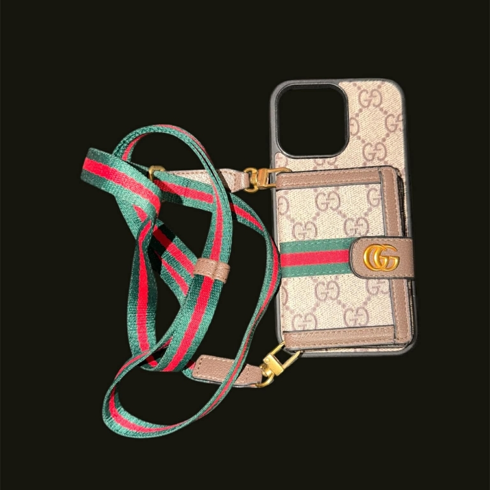 GG Ophidia IPhone 14 Pro Max Wallet Cell Phone Case - Picture 2 of 2